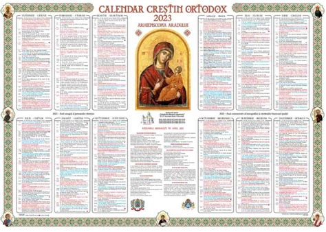 calendar ortodox 2024